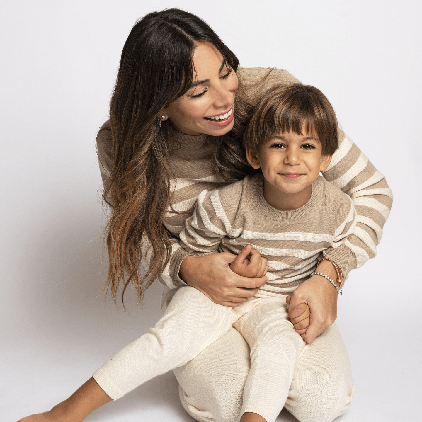 Cashmere-Cotton Mummy Tracksuit