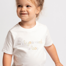 Load image into Gallery viewer, All You Need is Love Slogan Tee
