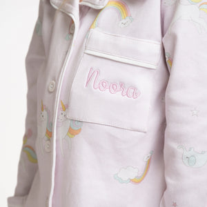 Unicorn Printed Kids Pyjama Set