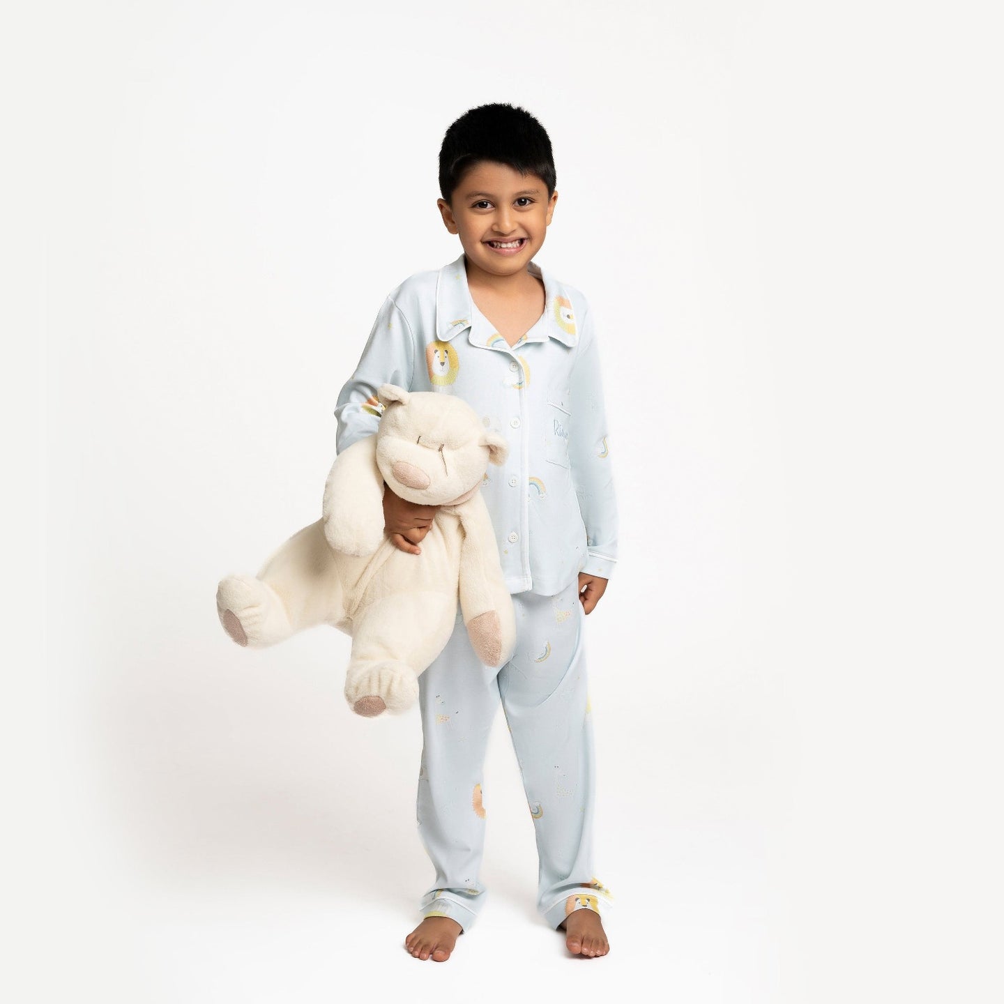 Lion Printed Kids Pyjama Set