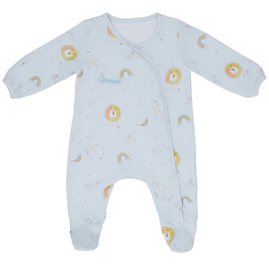 Lion Printed Baby Sleepsuit