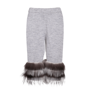 Girls Cashmere Trim Pants